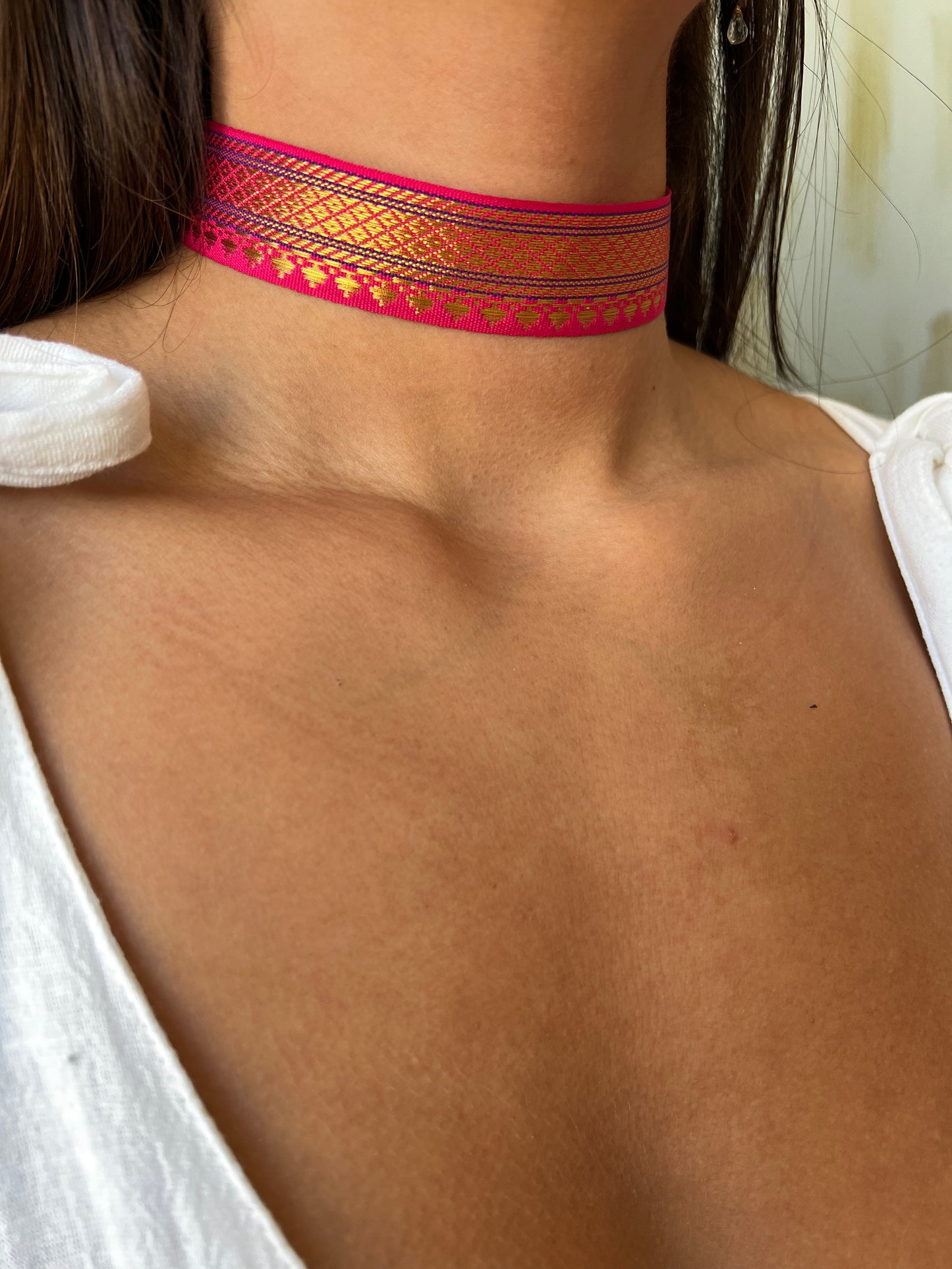 Choker Pink City