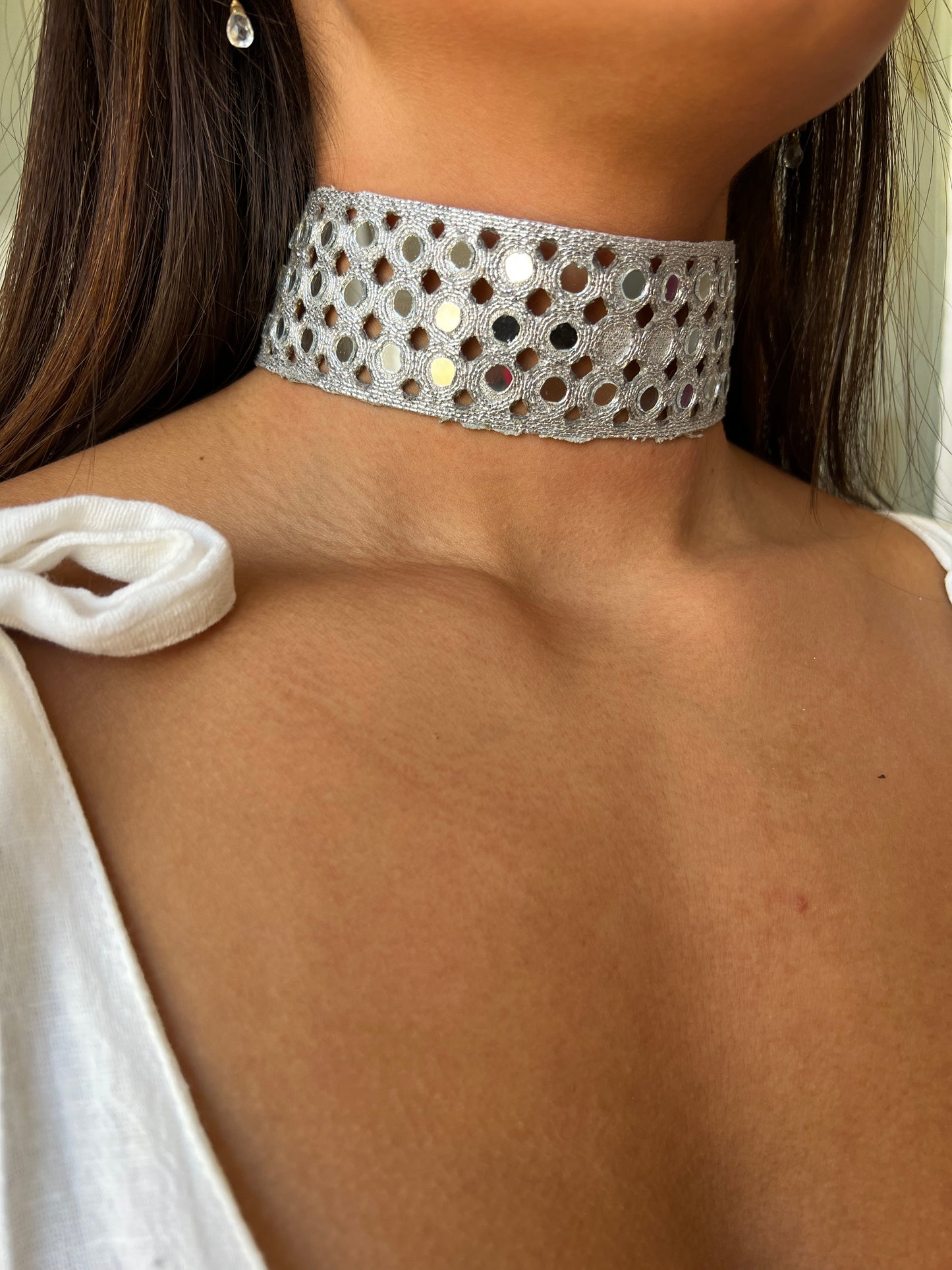 Choker Udaipur Plateado