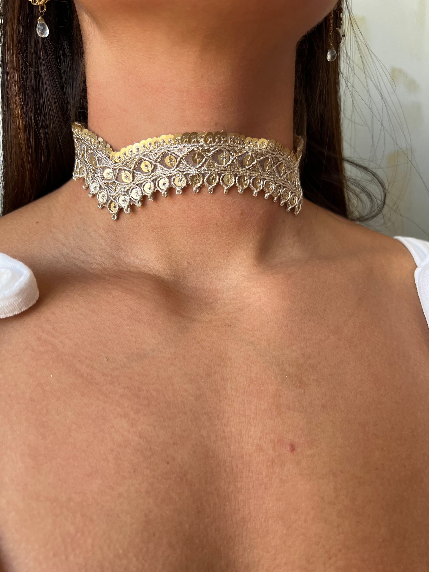 Choker Indira Dorado