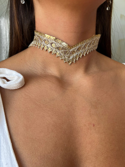 Choker Indira Dorado