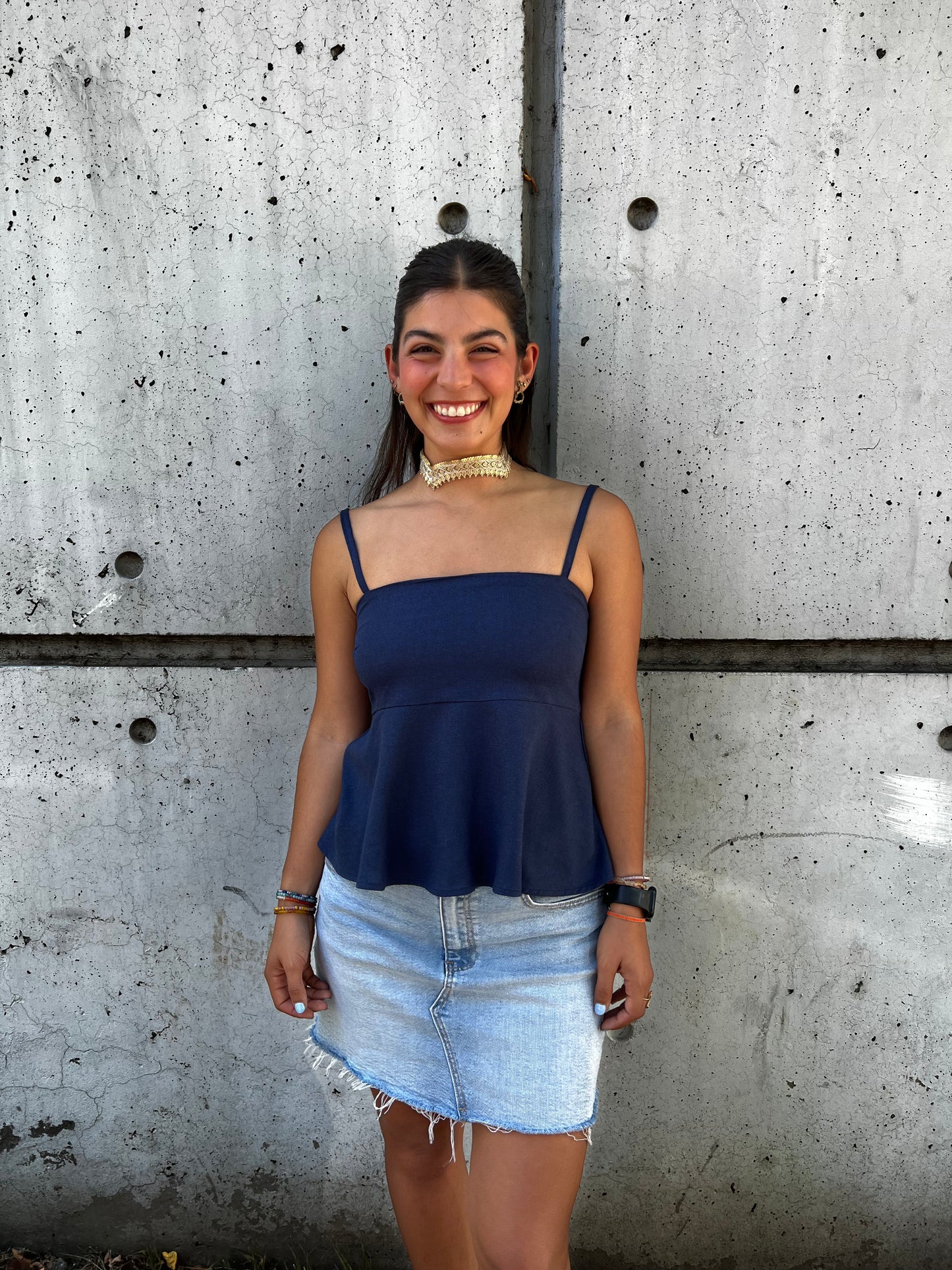 Top Verona Azul