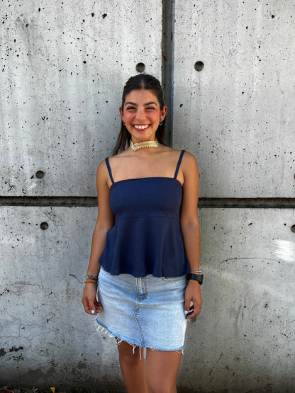 Top Verona Azul