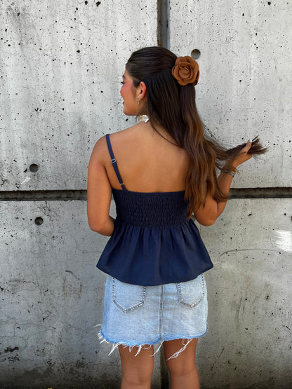 Top Verona Azul