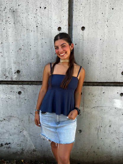 Top Verona Azul