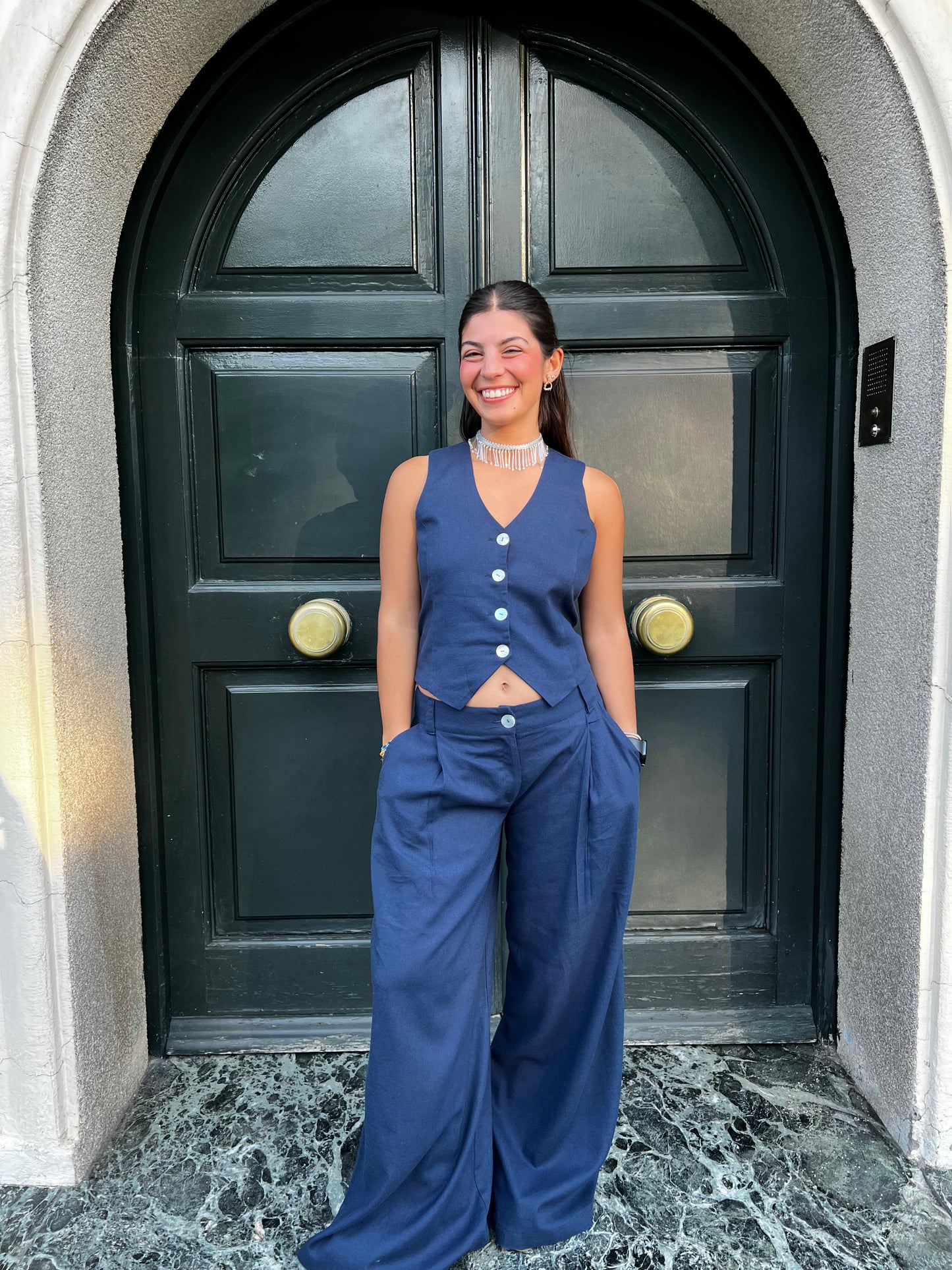 Vest Bruselas Azul